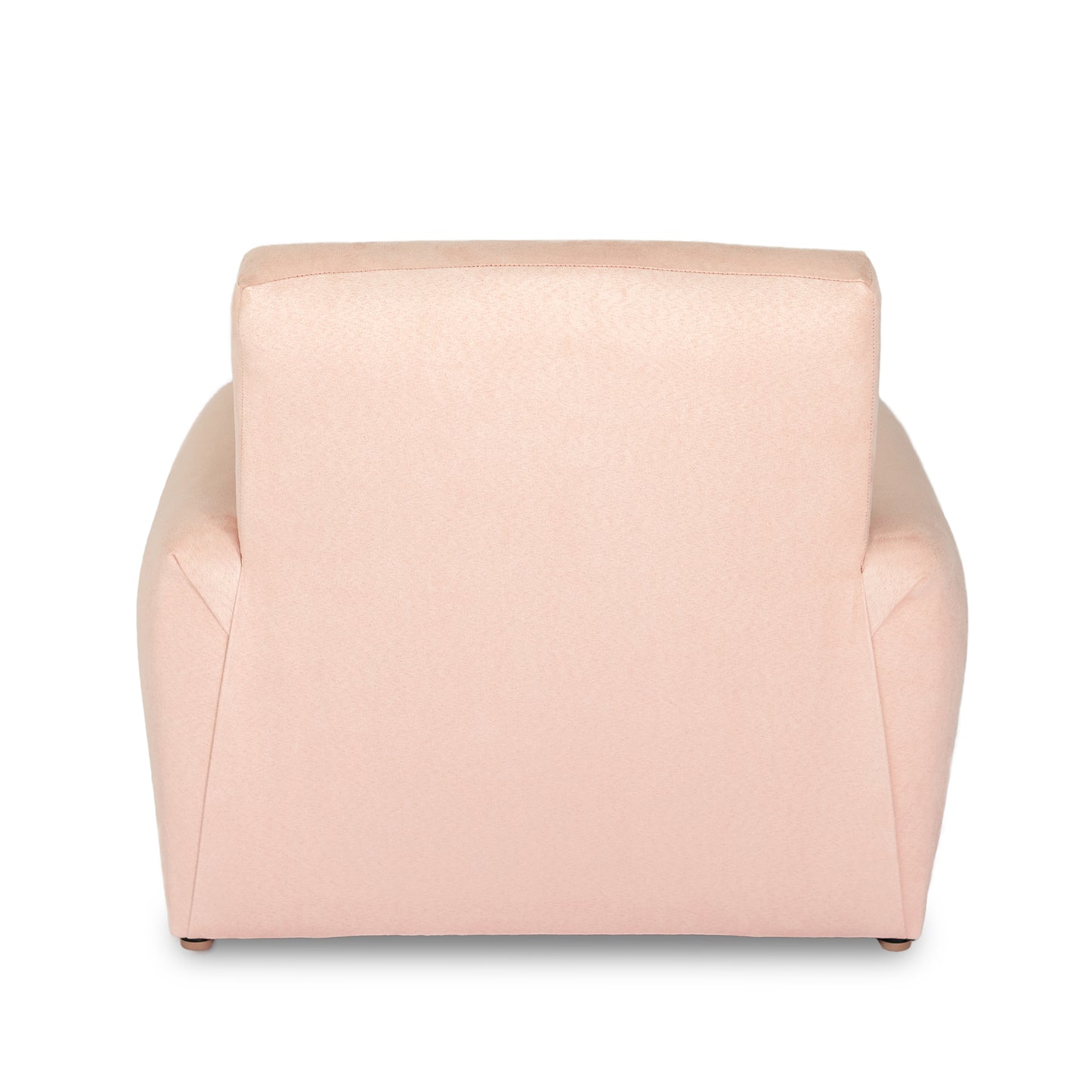 Silla para niños, mecedora para niños pequeños, sillón tapizado para niños - Gamuza ruborizada