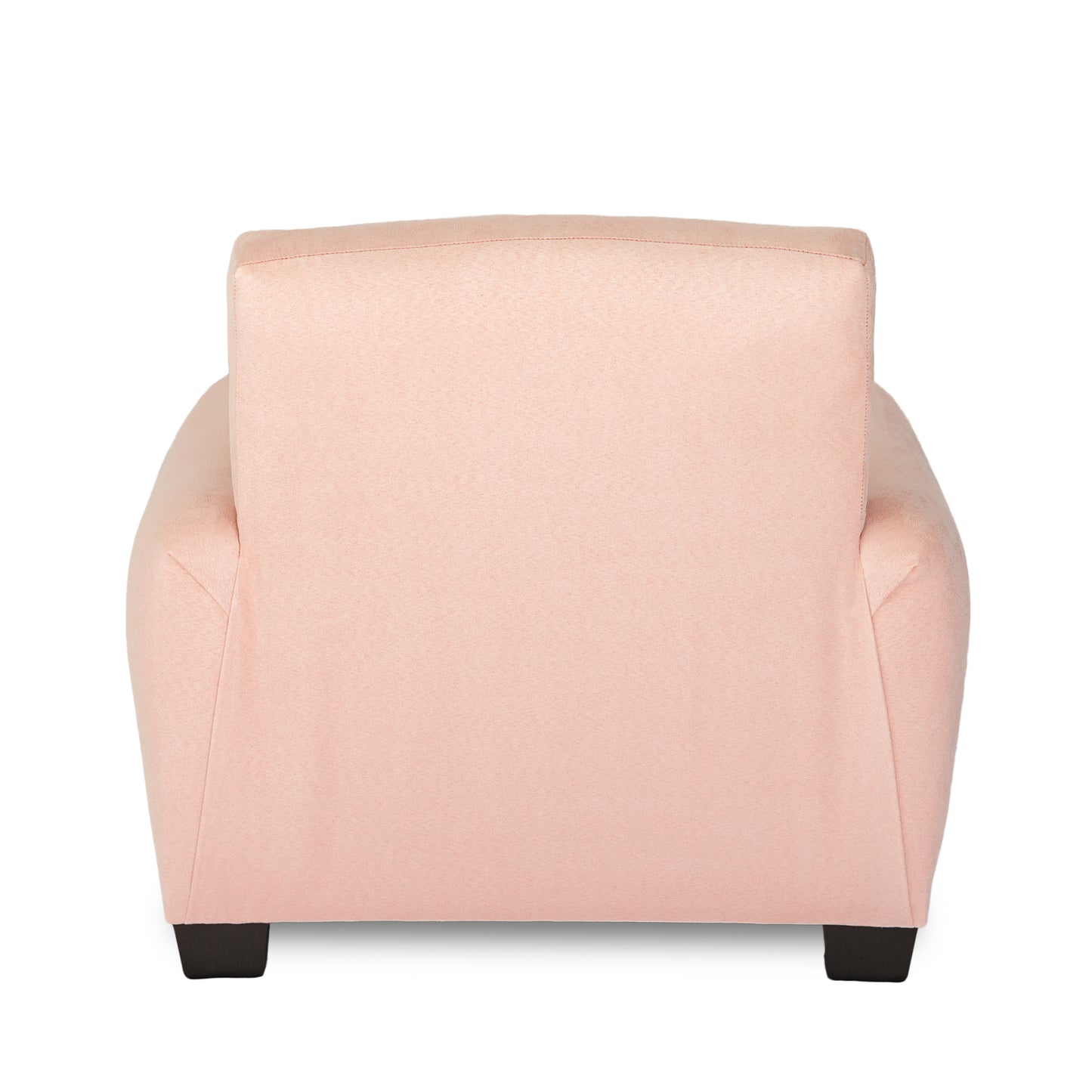 Silla para niños, mecedora para niños pequeños, sillón tapizado para niños - Gamuza ruborizada