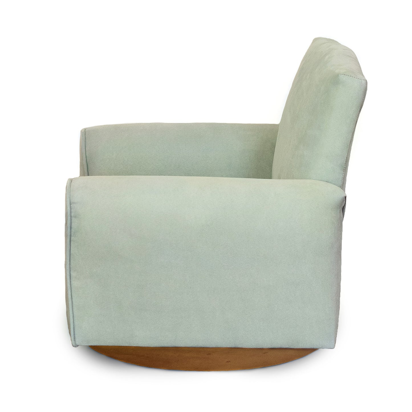Silla para niños, mecedora para niños pequeños, sillón tapizado para niños - Gamuza ruborizada