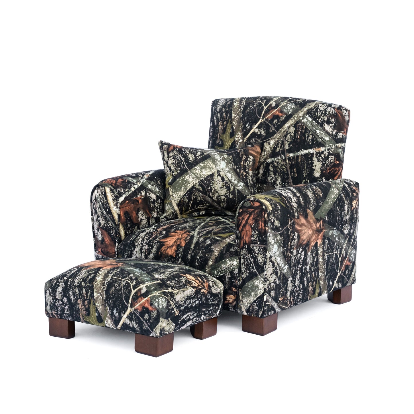 Toddler Upholstered Armchair - Camo Print
