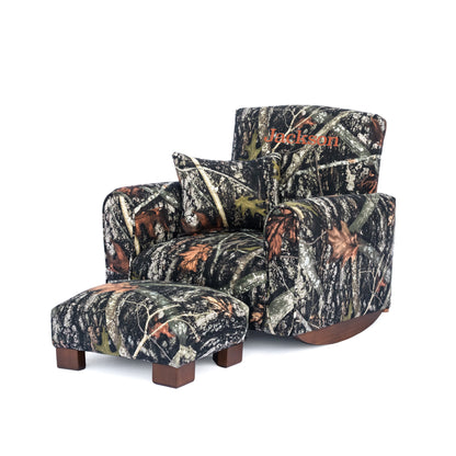 Toddler Upholstered Armchair - Camo Print