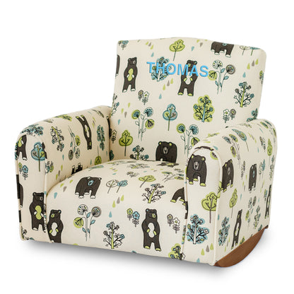 Bears & Trees  Rockers Emboidered