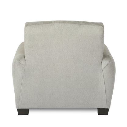 Silla para niños, mecedora para niños pequeños, sillón tapizado para niños - Gamuza gris 