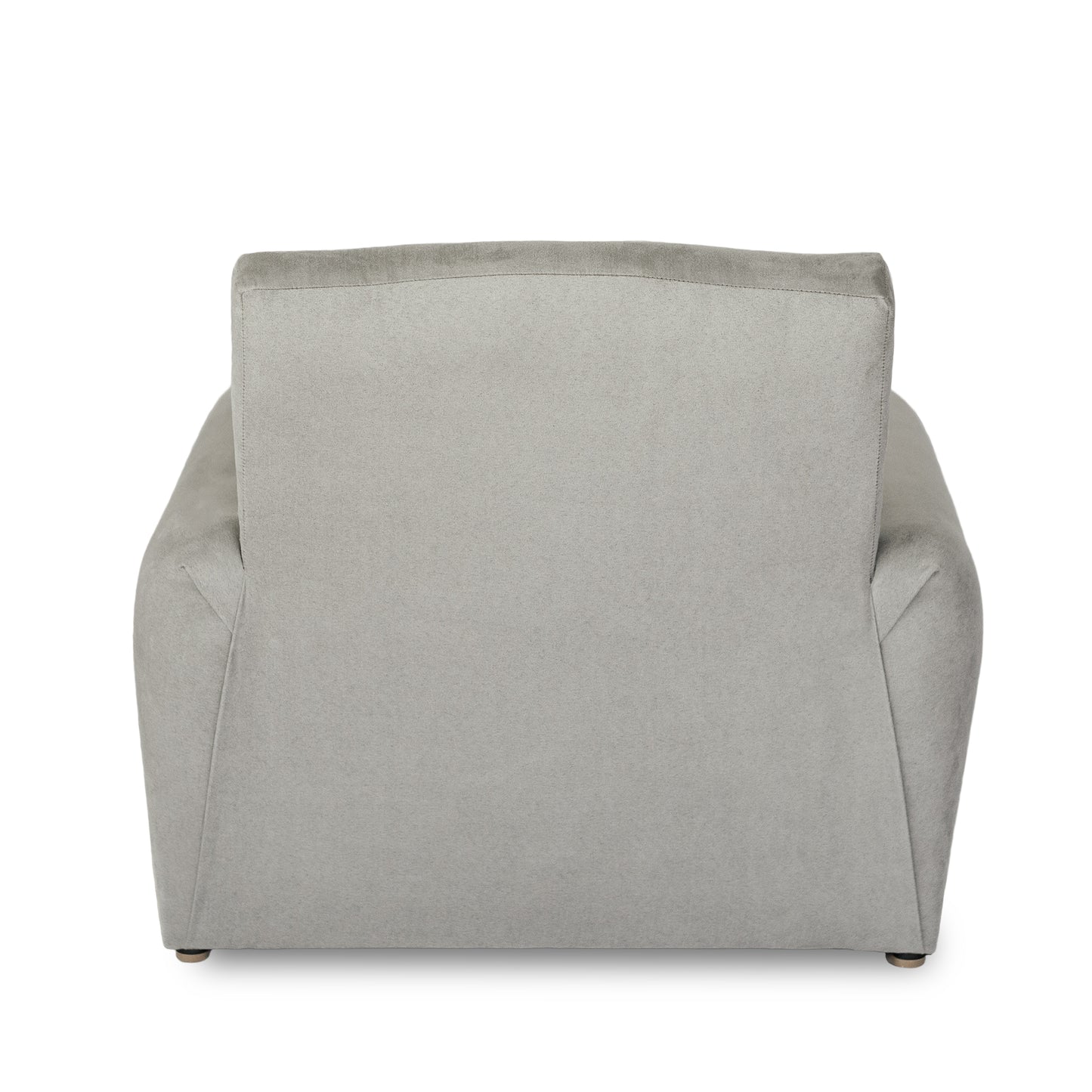 Silla para niños, mecedora para niños pequeños, sillón tapizado para niños - Gamuza gris 