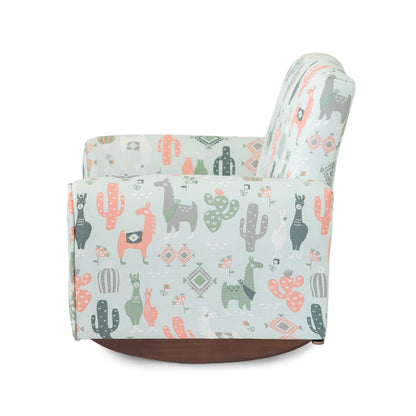 Toddler Upholstered Armchair - Llama Print
