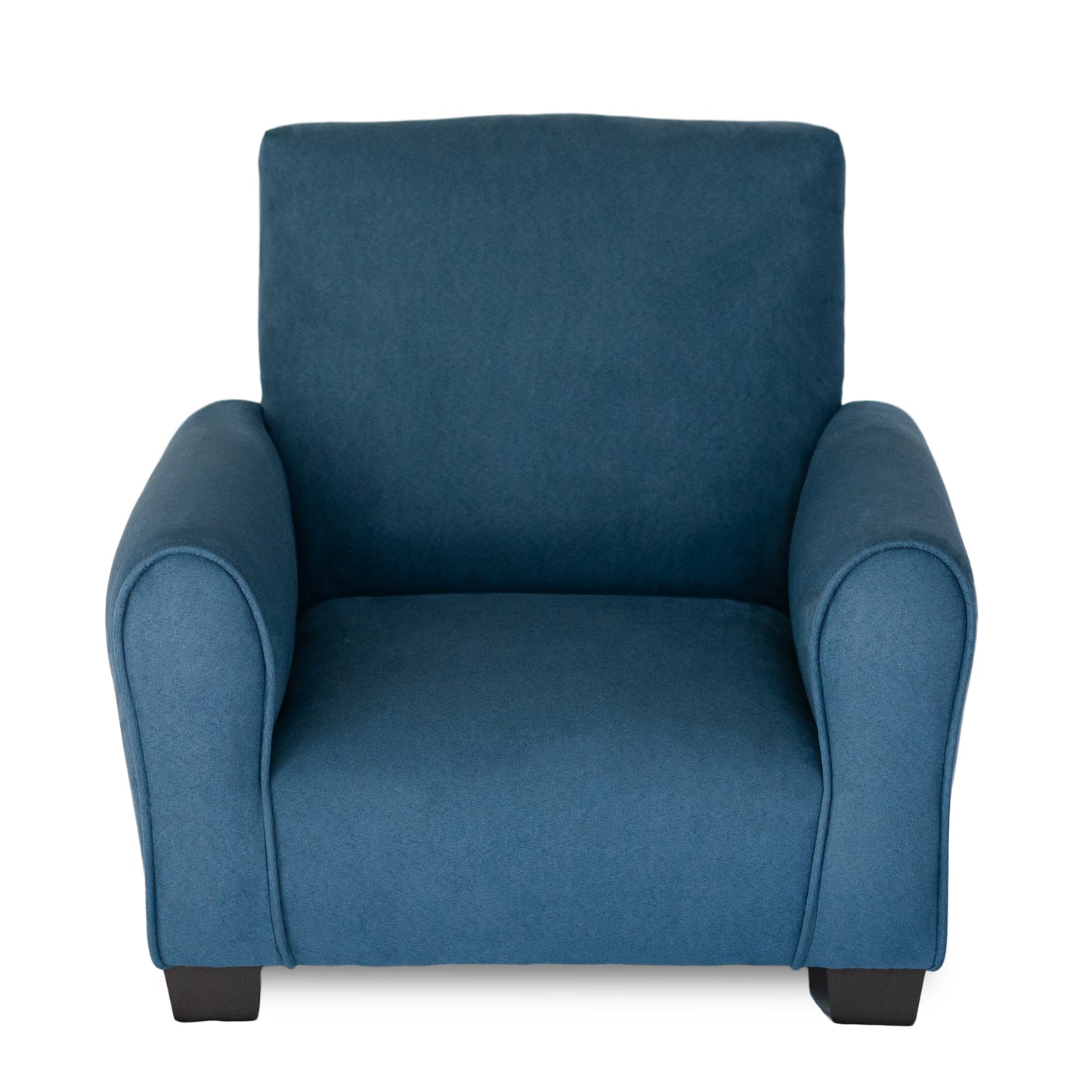 Toddler Upholstered Armchair - Navy Suede