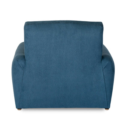 Toddler Upholstered Armchair - Navy Suede