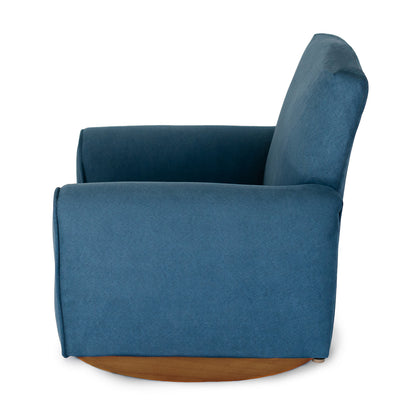 Toddler Upholstered Armchair - Navy Suede