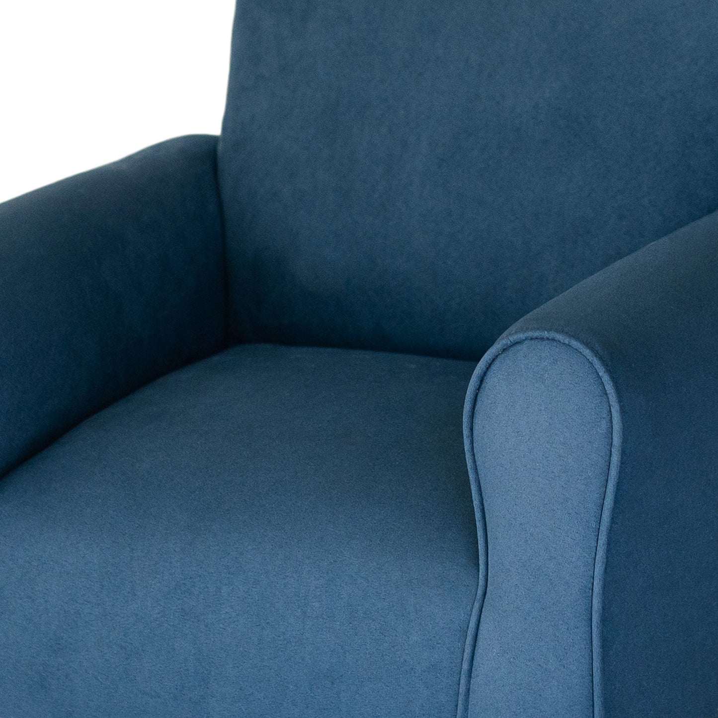 Toddler Upholstered Armchair - Navy Suede