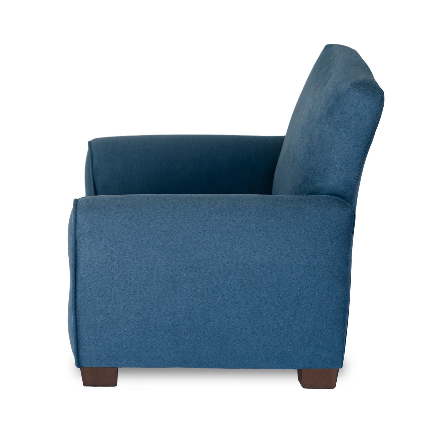 Toddler Upholstered Armchair - Navy Suede