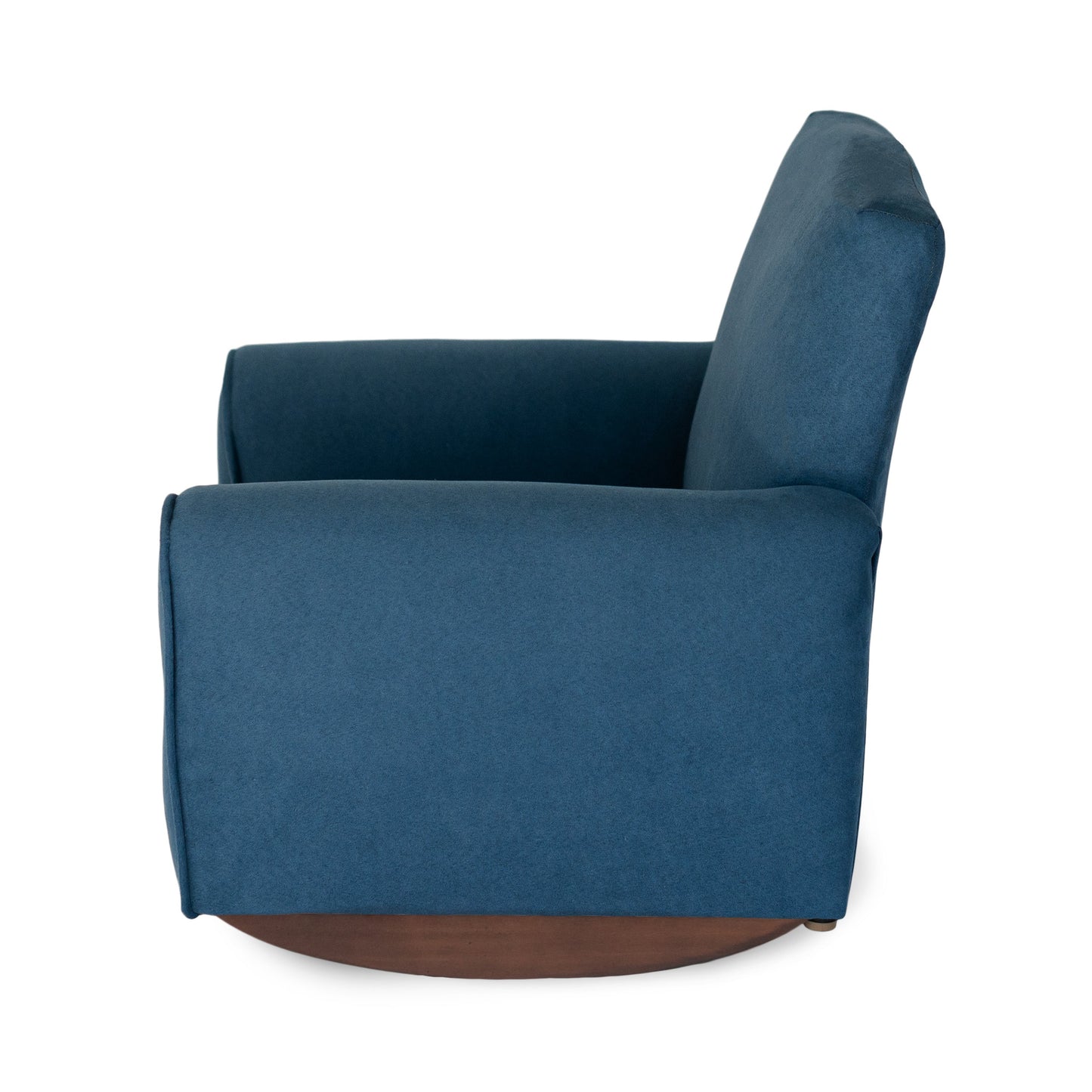 Toddler Upholstered Armchair - Navy Suede
