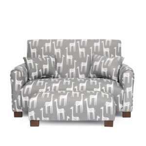 Gray Giraffes Toddler Sofa
