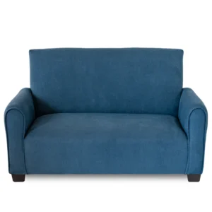 Navy Suede Toddler Sofa