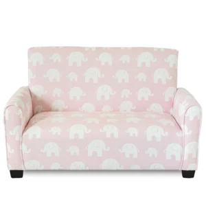 Pink Elephants Toddler Sofa