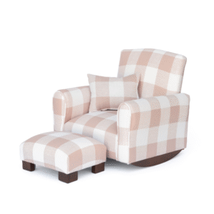 Toddler Rocker - Blush Gingham