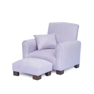 Lavender Suede Toddler Armchair