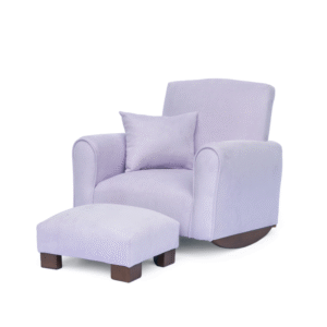 Lavender Suede Toddler Rocker